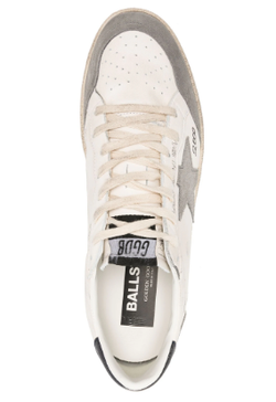 Женские кеды Golden Goose Ball Star leather sneakers Violet Grey