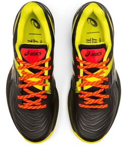 Женские кроссовки для бадминтона/сквоша Asics Blast FF - black/sour yuzu
