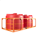 Кассета низкая 2*5000л КАС Политим 10000 л.(4350x2190x1773см;красный) - арт.560806