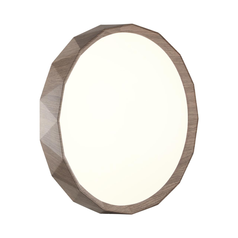 7637/AL BASICA SN 169 Светильник пластик/корич. под дер. LED 18Вт 4000K D295 IP43 ZIF WOOD