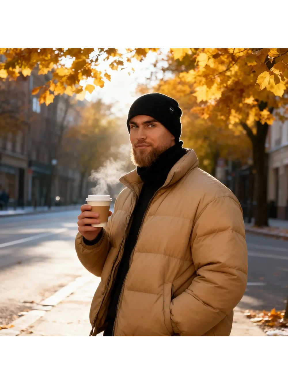 Зимний комплект вязаная шапка бини и тёплый снуд-бафф