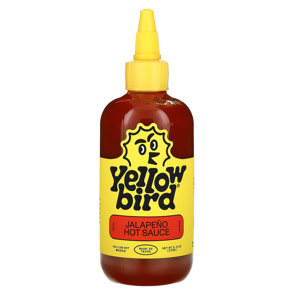 Yellowbird Sauce, острый соус с халапеньо, 278 г (9,8 унции)