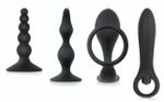 Набор стимуляторов простаты Intro To Prostate Kit (Цвет: черный)