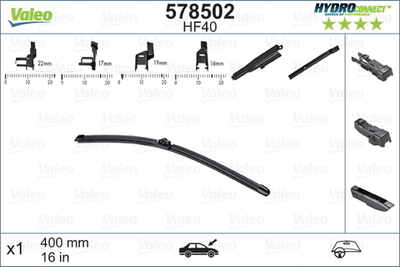 VALEO - 578502-VAL - Wiper Blade