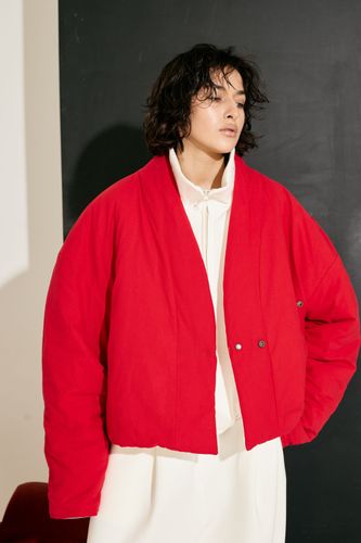 Куртка двустороняя TULUP white/red