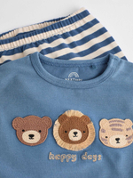 Толстовка и легинсы в комплекте для малышей Next Q96-913, Темно-синий