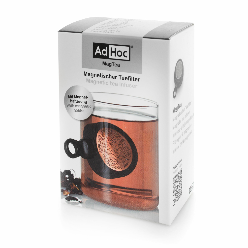 Ситечко для заваривания чая магнитное 5.5см AdHoc MagTea черное