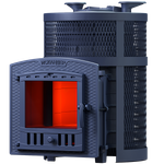 Чугунная печь для бани Искандер ЗК 25 (П2) Pro Ураган