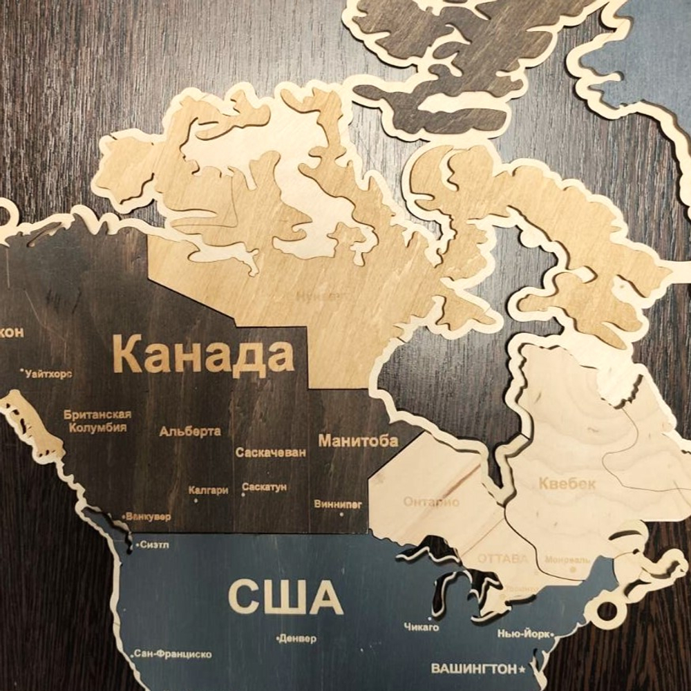 Подложка для карты мира XXL