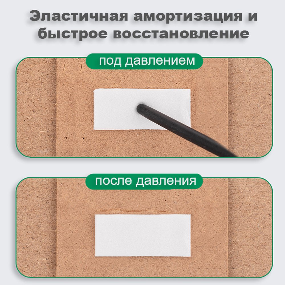 Клейкая лента двусторонняя DELI 18 мм х 4,5 м (вспененная основа)