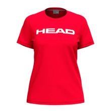 Футболка женская HEAD Club Original T-Shirt W 814845-RD-XL, р.XL, хлопок, полиэстер, эласта, красный