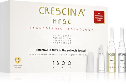 Crescina Transdermic 1300 Re-Growth and Anti-Hair Loss - уход, который поддерживает рост волос и предотвращает выпадение волос для мужчин /   20x3,5  ml  / GTIN 8051417818612