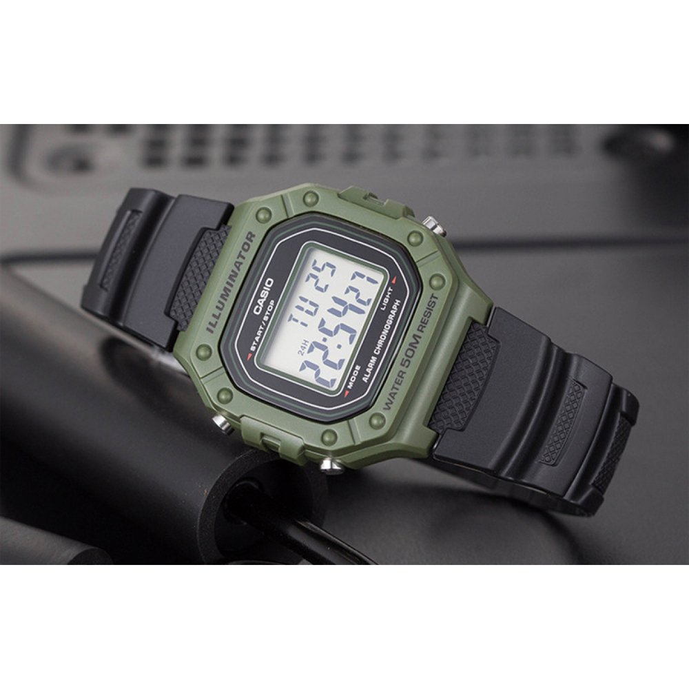 Часы CASIO YOUTH STANDARD 50, W-218H-3A