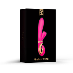 Gvibe Grabbit Mini - Вибратор для клитора и точки G с тремя моторами, 19х3.5 см