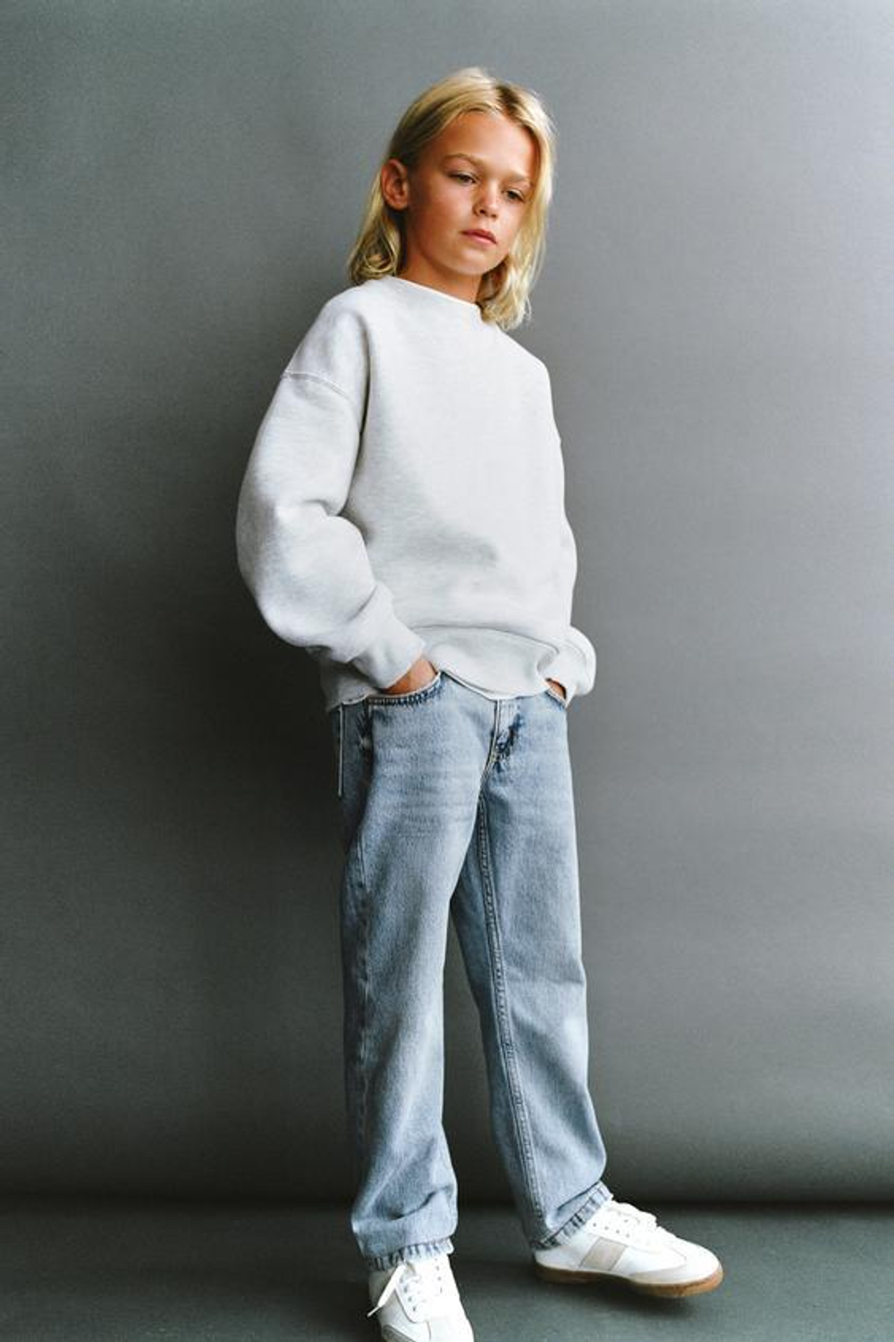 ZARA ДЖИНСЫ ORIGINAL FIT, ГОЛУБОЙ