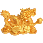 Фигурка «Дракон - Золотые монеты» 8,5*4*5,5 см