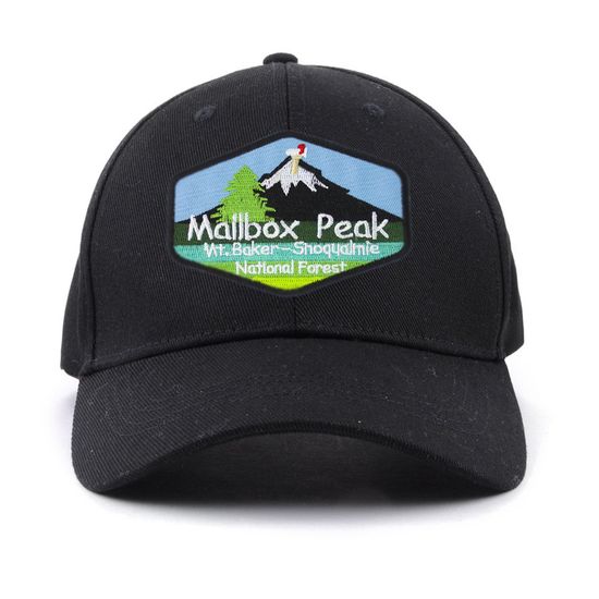 Нашивка термоаппликация на одежду и на рюкзак. Mailbox Peak, Путешествия, Горы