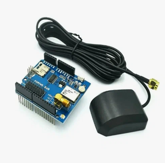 GPS Плата расширения 6M + слот для sd карты + антенна