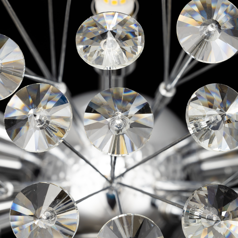 Eletto Betsy EL322CA08.1 Хрустальная люстра на штанге Хром