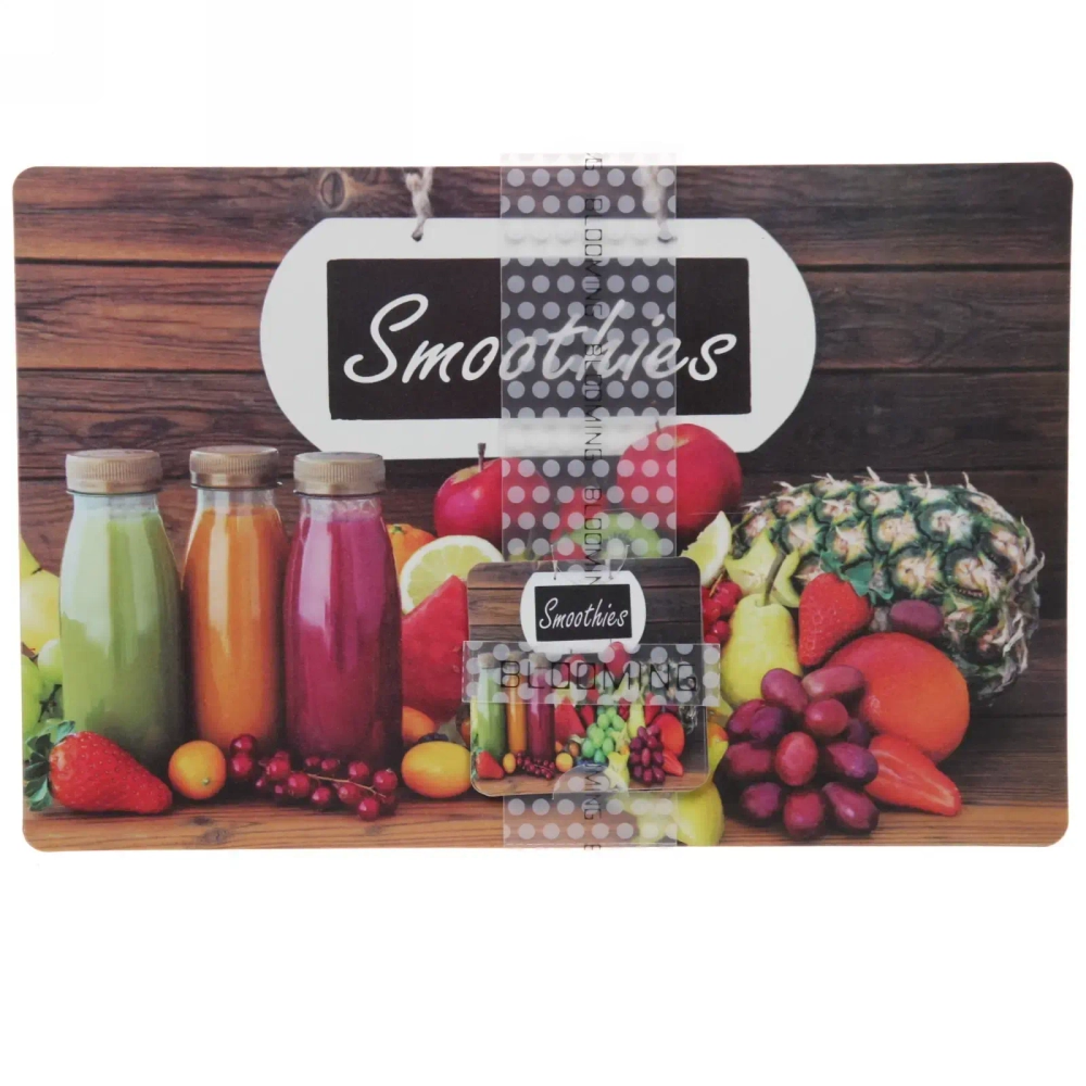 Салфетка на стол 43*28см в наборе 6+6шт «Smoothie»