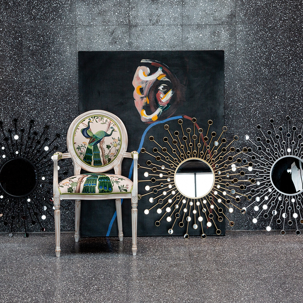 Полукресло Объект мечты Индокитайский зелёный павлин