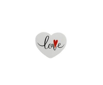 Открытка-мини двойная «Love», 7 х 6см