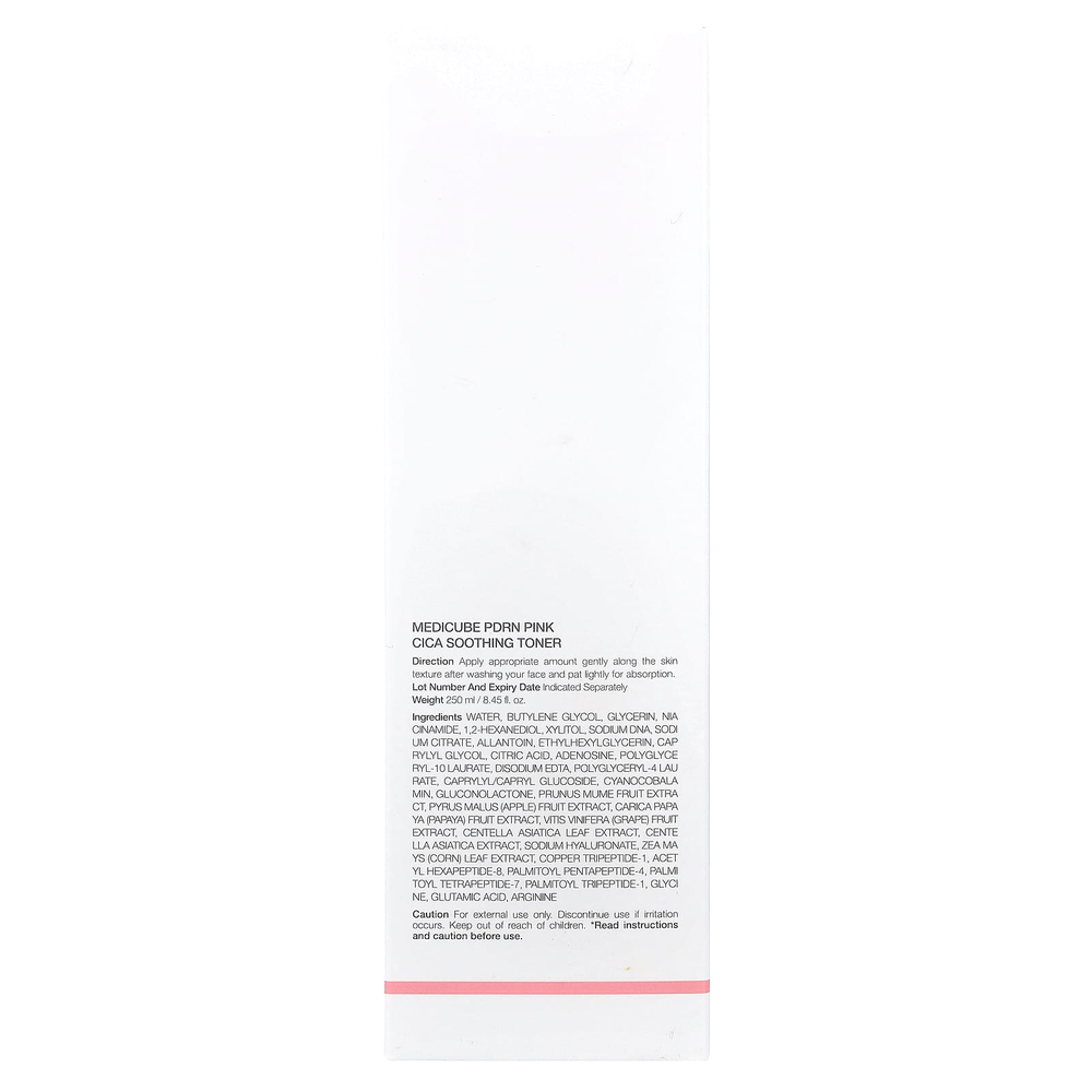 Medicube, PDRN Pink Cica, успокаивающий тоник, 250 мл (8,45 жидк. Унции)