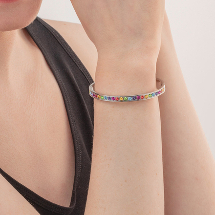 Браслет Coeur de Lion Multicolour Silver 17 см 0131/33-1517