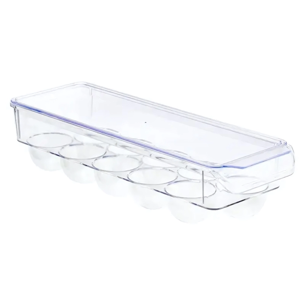 Контейнер для яиц для холодильника с крышкой прозрачный