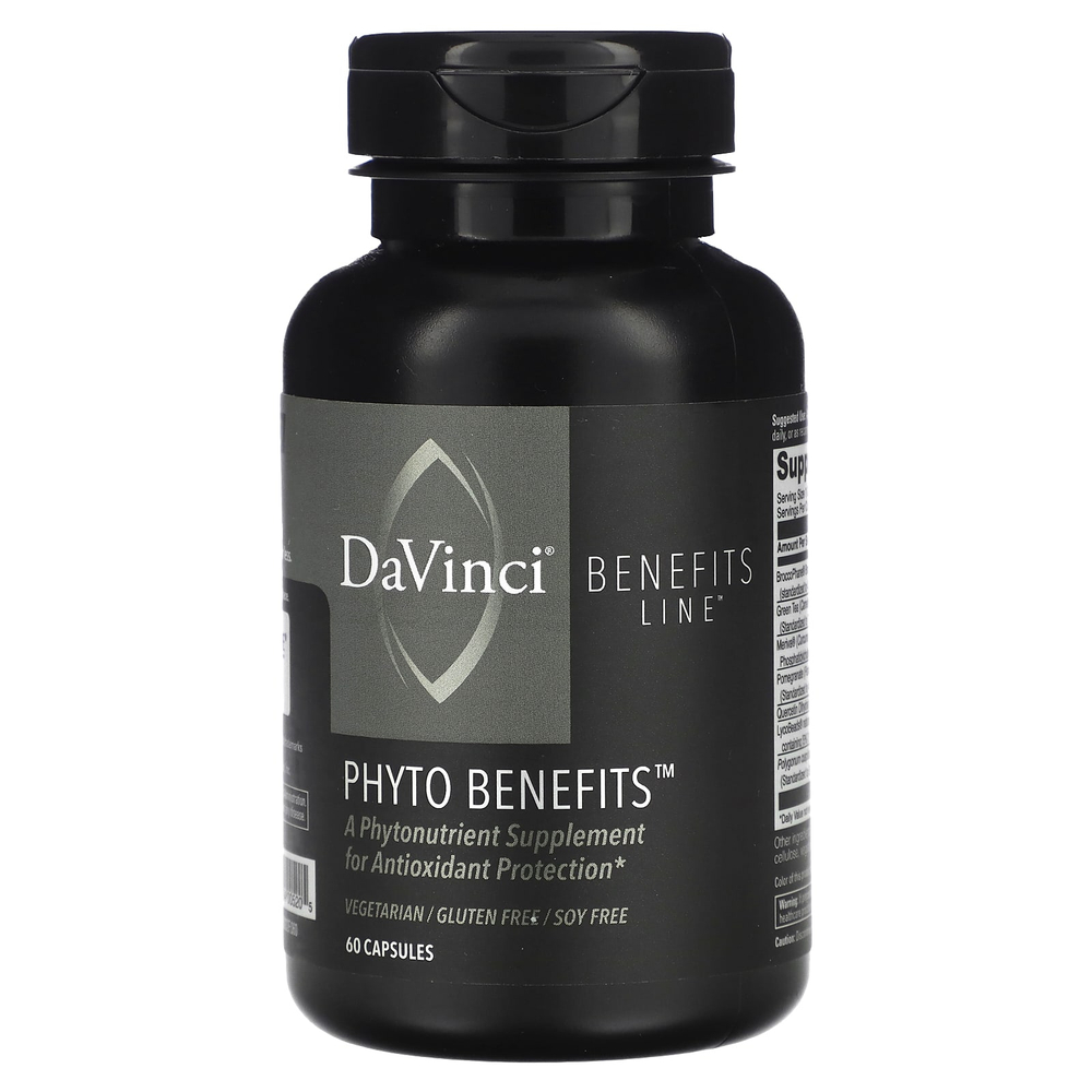 DaVinci Laboratories, Benefits Line, Phyto Benefits, 60 капсул