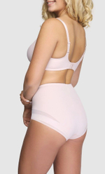 Трусики-макси с высокой линией талии (Размер: 58) (Цвет: пудровый)