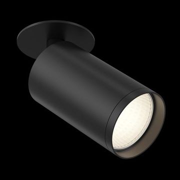Встраиваемый потолочный светильник C049CL-1B чёрный Focus S Maytoni