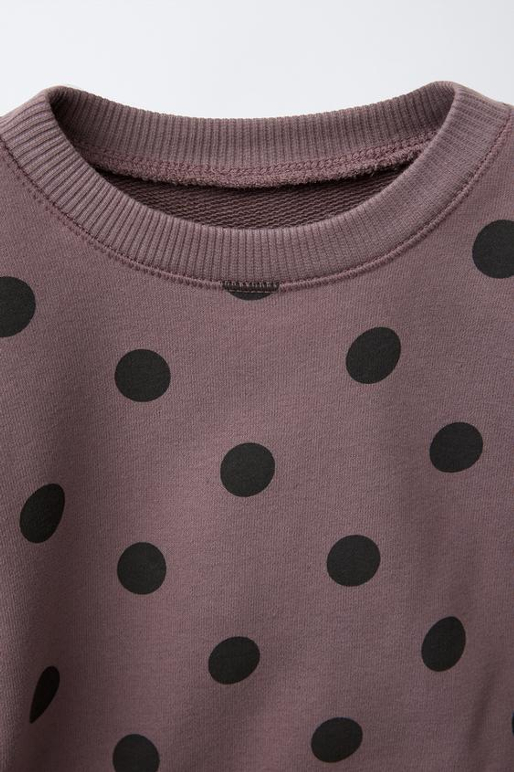 ZARA КОМПЛЕКТ ИЗ ТОЛСТОВКИ И ЛЕГИНСОВ С ПРИНТОМ В РУБЧИК, КОРИЧНЕВЫЙ