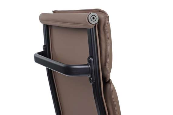 Кресло Hugo RCH 6003-1SEB Коричневый/Металл Черный