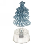 Сувенир с подсветкой «Лесная ёлочка» 7,5*2 см , голубой