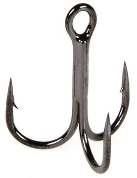 Крючки-тройники Gamakatsu TREBLE 18 BLACK разм. 04 6шт.