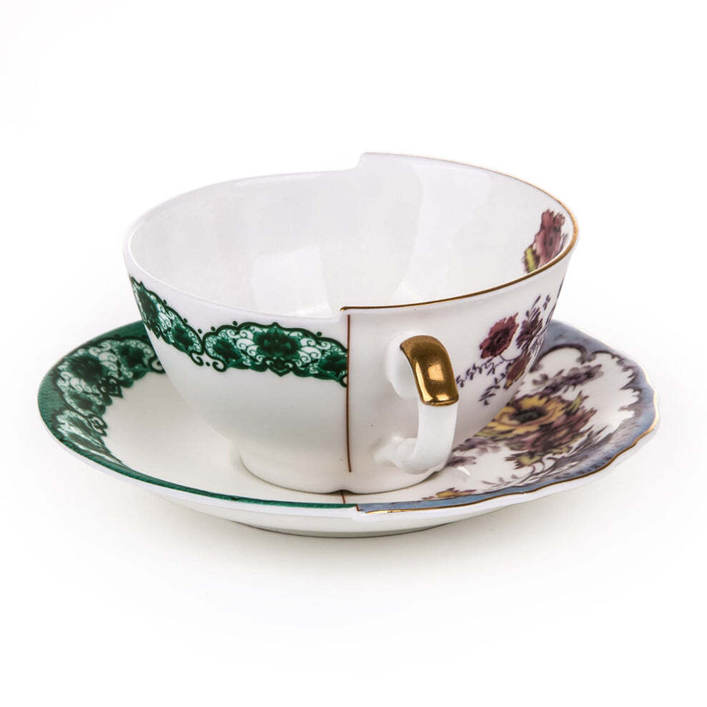 Чайная чашка с блюдцем Seletti Hybrid Isidora
