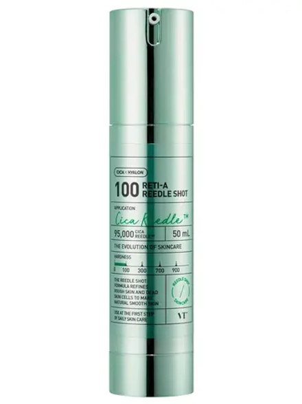 VT Cosmetics Сыворотка с микроиглами и ретинолом для лифтинга и обновления кожи Reti-A Reedle Shot 100 50 мл