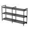10ССД.3.800 Стеллаж средний двойной 3 полки, широкий (1580*400*952)