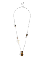 Колье "Tiger's eye pearl flacon"