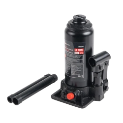 Домкрат бутылочный 8т с клапаном(h min 200мм,h max 400мм) FORCEKRAFT FK-T90804