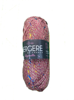 Пряжа от BERGER (Франция) Bigarelle 55% хлопок 36% лен 9% вискоза 1 мот-100г -390м цена за 1 моток цв 29713