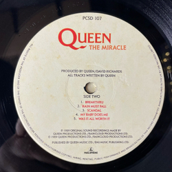 Винтажная виниловая пластинка LP Queen The Miracle (Англия 1989)