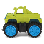 Пластмассовая игрушечная машина "Джип маленкий 2" зелено-голубой (15*10*11 см) сетка