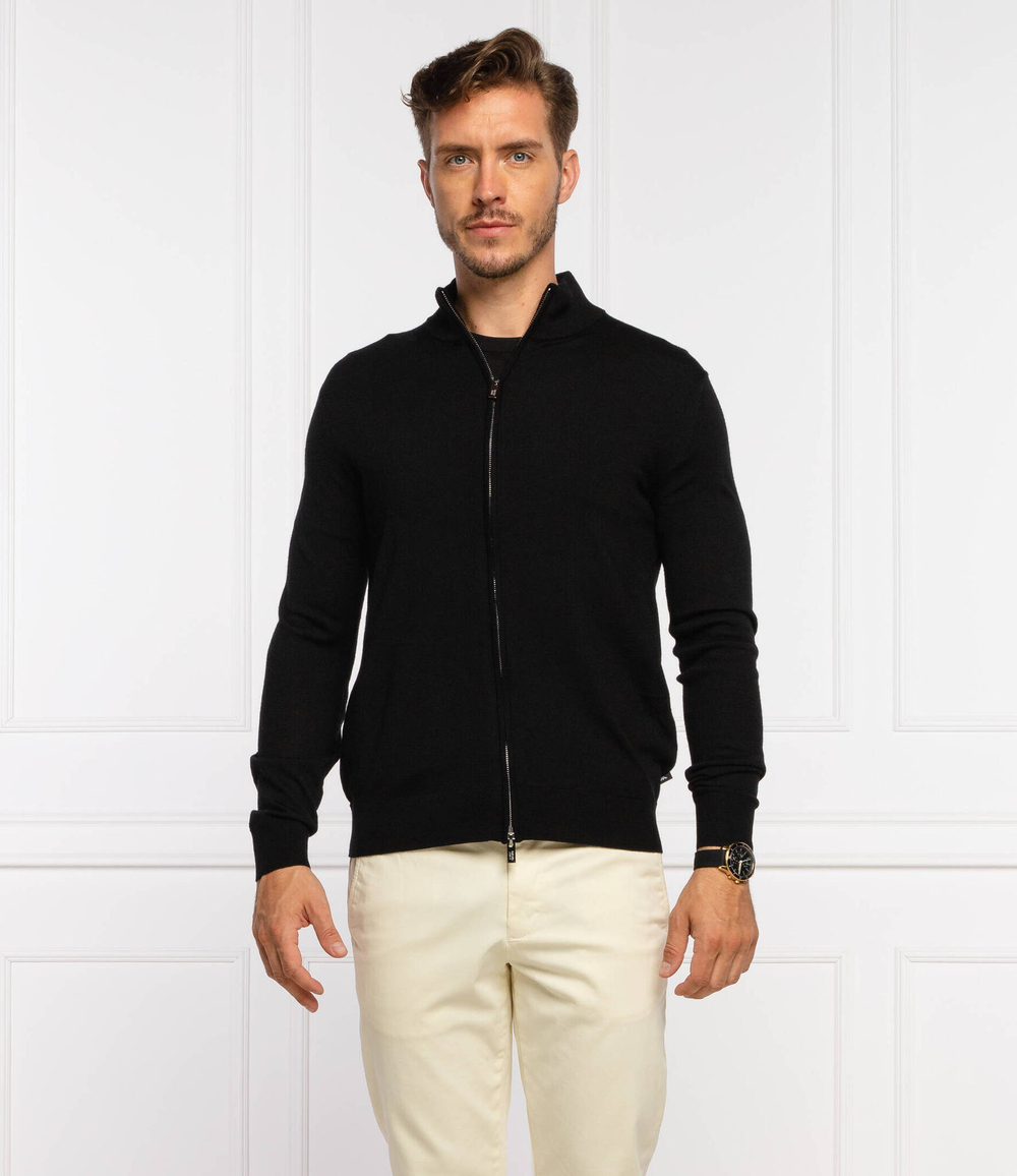 Хлопковый свитер Emporio Armani - черный(8N1MUZ 1MJXZ)