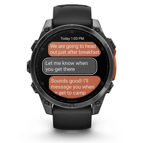 Garmin Fenix 8 47 мм AMOLED Slate Gray – стильные умные часы для активных