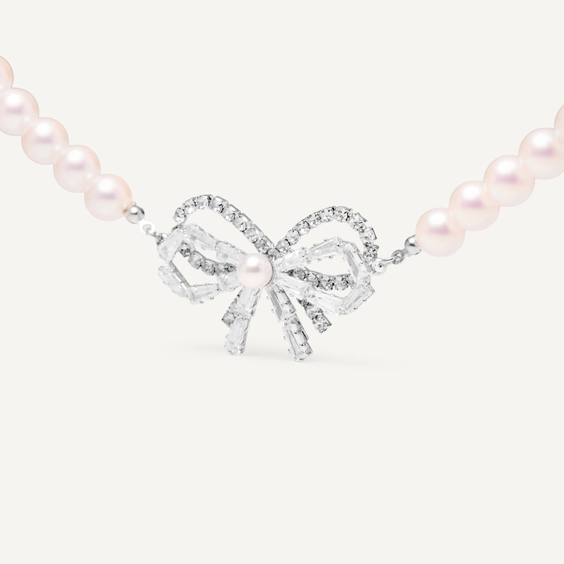 Колье Жемчуг и Бантики