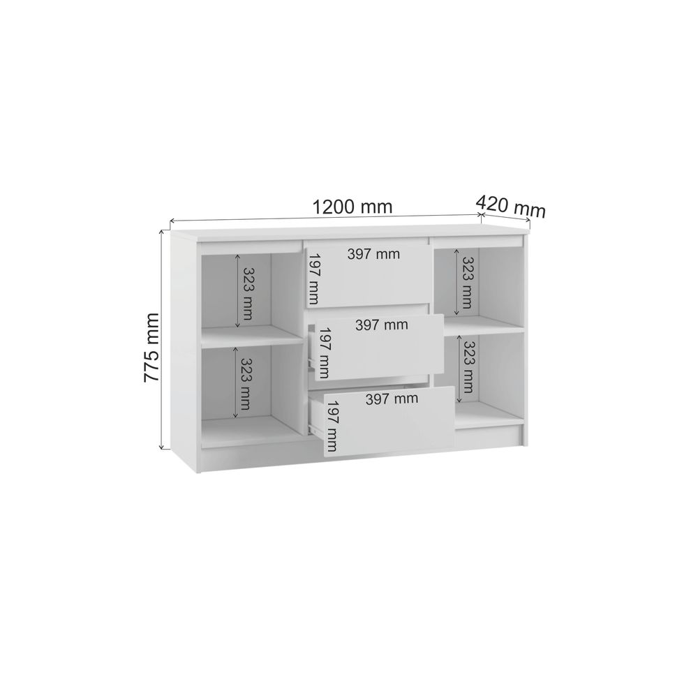МС Мадера Тумба ТДЗ 1200*775*420 (лдсп графит новый)