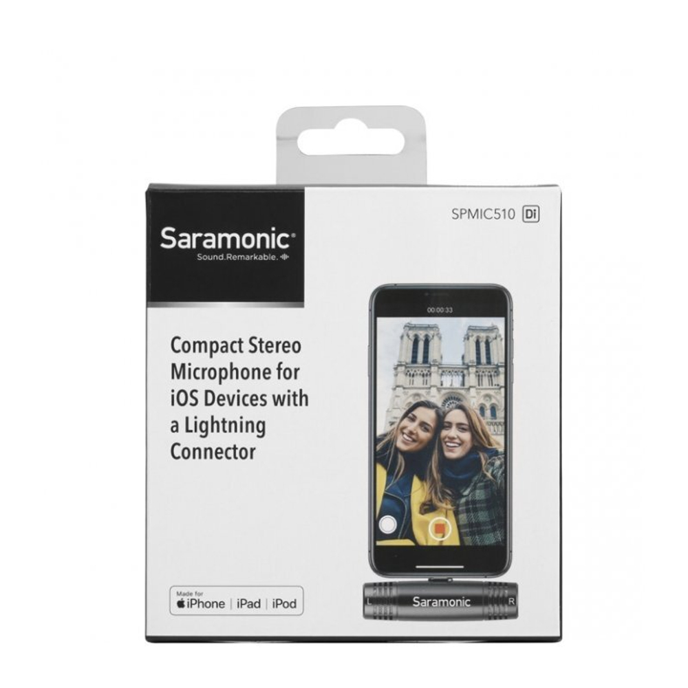 Микрофон Saramonic SPMIC510 Di Plug & Play для устройств iOS, разъем Lighting (iPhone)