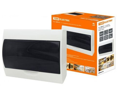 Бокс ЩРН-П-12 модулей навесной пластик TDM SQ0901-0004